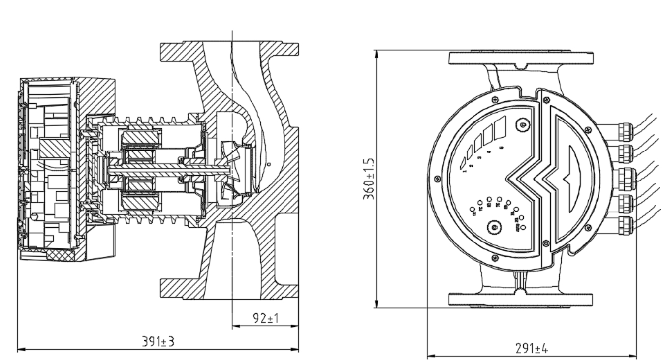 Plano de instalación de Shinhoo Mega S 80-8F